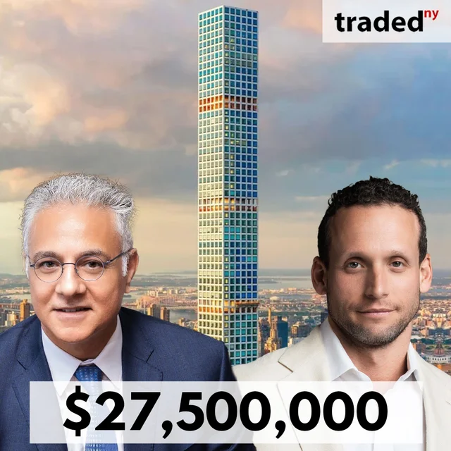 Asher Alcobi & Tal Alexander Complete $27.5M Condo Sale On 432 Park Avenue