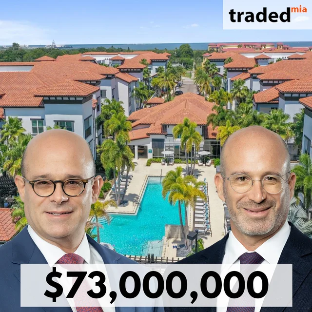 Mauricio Gruener & Eduardo Gruener Acquire 246-Unit Multifamily Property In Tampa For $73M