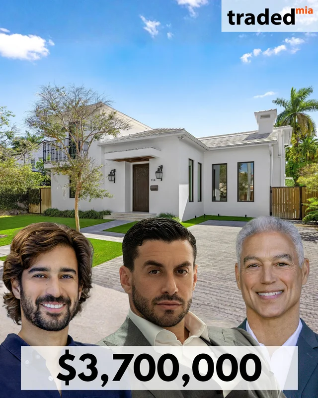 Alfred Liggins Purchases Single Family Home In Miami Beach For $3.7M With Nelson And Lucas Gonzalez As Buyer's Reps
