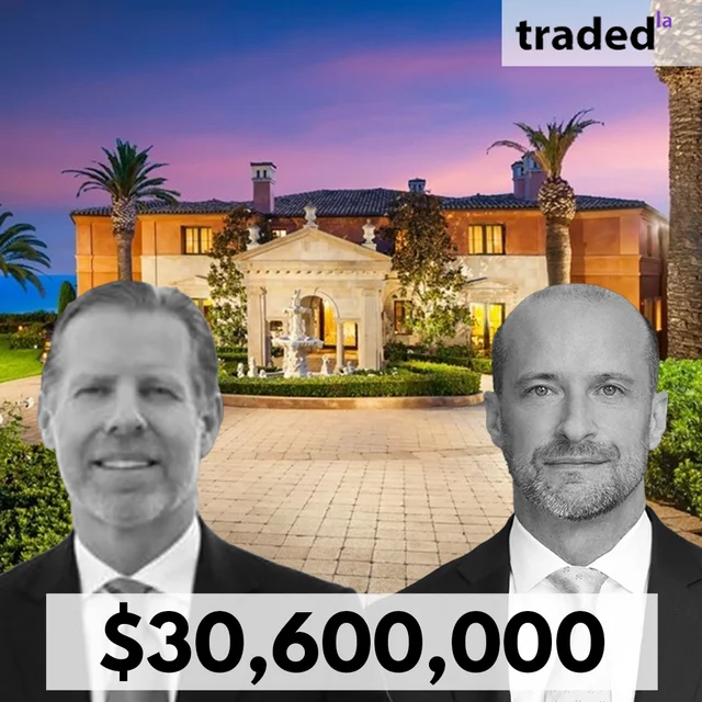 Luxury Single Family Home In Newport Coast Sold For $30.6M With Buyer's Rep Rob Smith & Michael Franco