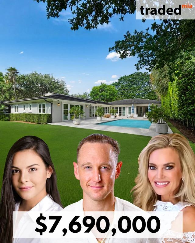 Joel Lusky Of The Brokerage South Florida Real Estate Represents Buyer In Sale Of Miami Single Family Home For $7.69M