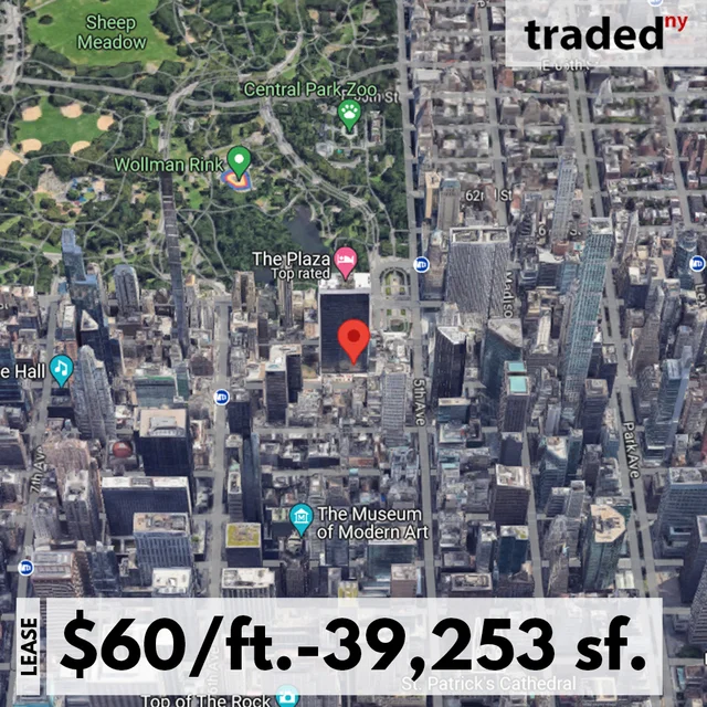 Tikehau Capital Leases Office Space At 9 West 57th Street For $240/SF