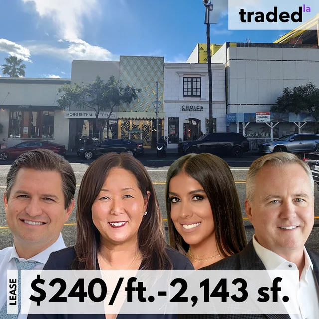 Kazuko Morgan And Carine Mamann Of Cushman & Wakefield Lease Retail Space In Beverly Hills