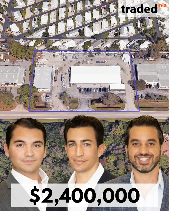 Tom Mammolito, Daniel Glaser & Sam Schneider Acquire Industrial Asset In Sarasota For $2.4M