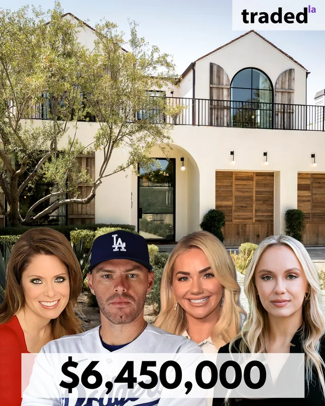 Freddie Freeman And Chelsea Freeman Sell Studio City Home For $6.45M With Brokers Ginger And Alexandra Glass