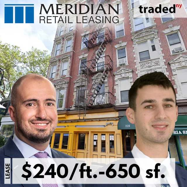 Deep Purpl Acai Leases Retail Space At 228 Bleecker, Manhattan With Ben Biberaj & Sammy Weiss - Meridian Capital Leasing