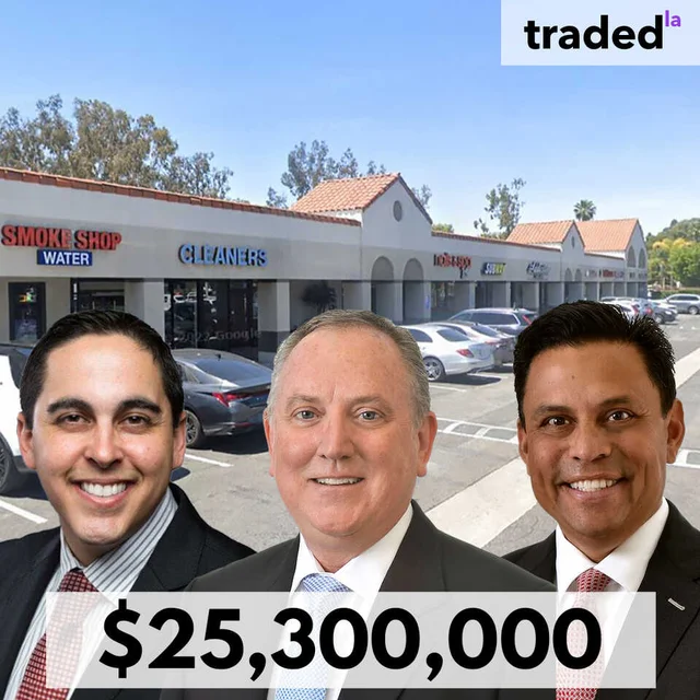 Institutional Property Advisors Oversees $25.3M Sale Of Nohl Plaza In Orange With Seller's Rep Jose Carrazana, Patrick Toomey & Tom Lagos