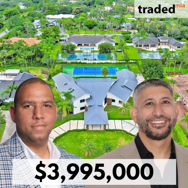 Jonathan Rodriguez & Isabel Burgos Acquire SFR In Miami For $3.995M