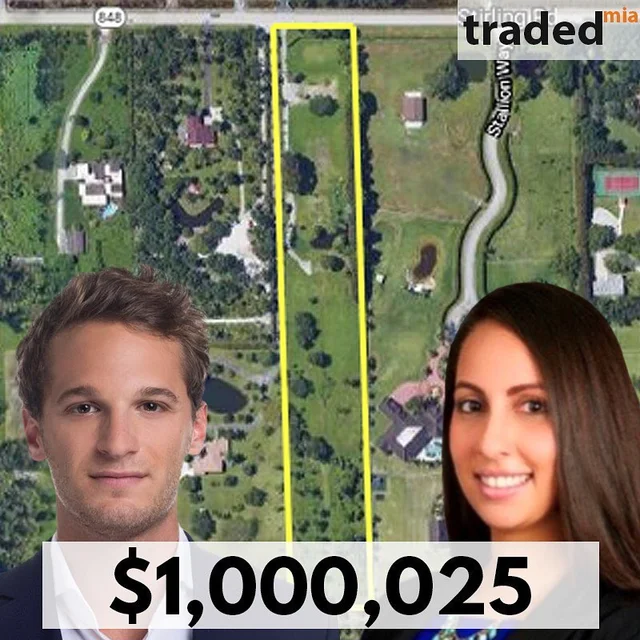 Jason Brown Acquires Devsite In Southwest Ranches For $1M& At 13240 & 13260 Stirling Rd
