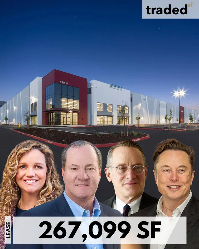 Elon Musk Secures Lease For 267,099-SF Advanced Manufacturing Facility From Hines And Oaktree In Fremont