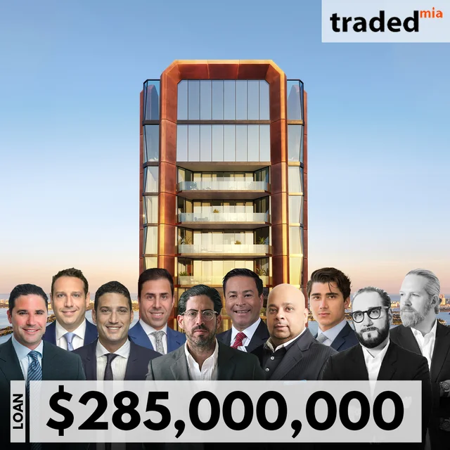 David Martin Of Terra, Kevin Venger And Louis Birdman Of One Thousand Group Secure $285M Construction Loan For Villa Miami Residences
