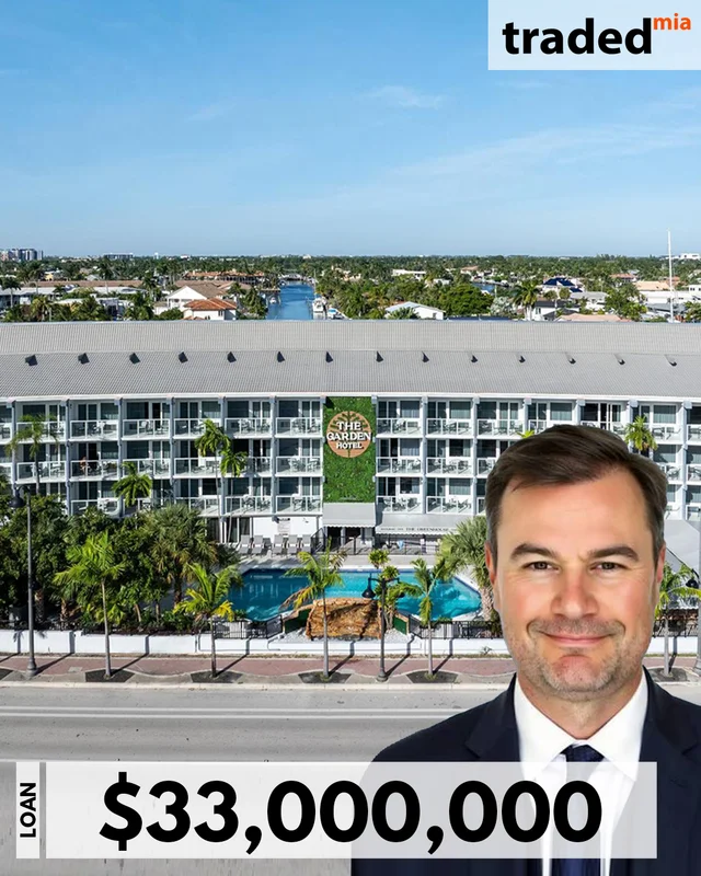 Tom Assouline Secures $33 Million Refinance Loan For Garden Hotel & Resort In Fort Lauderdale