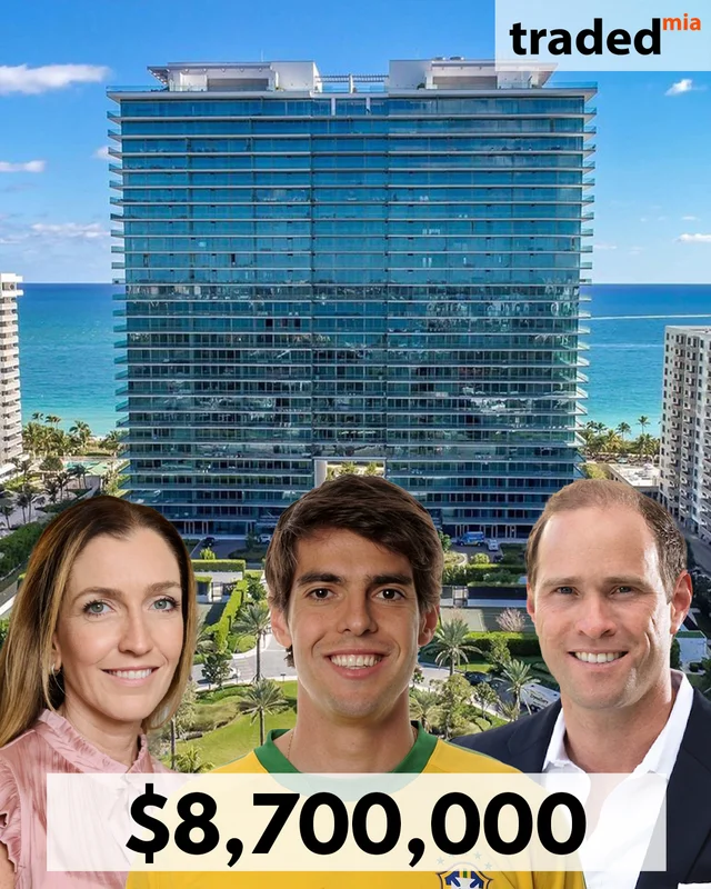 Ricardo Izecson Dos Santos Leite Kaká Purchases Condo In Bal Harbour For $8.7M