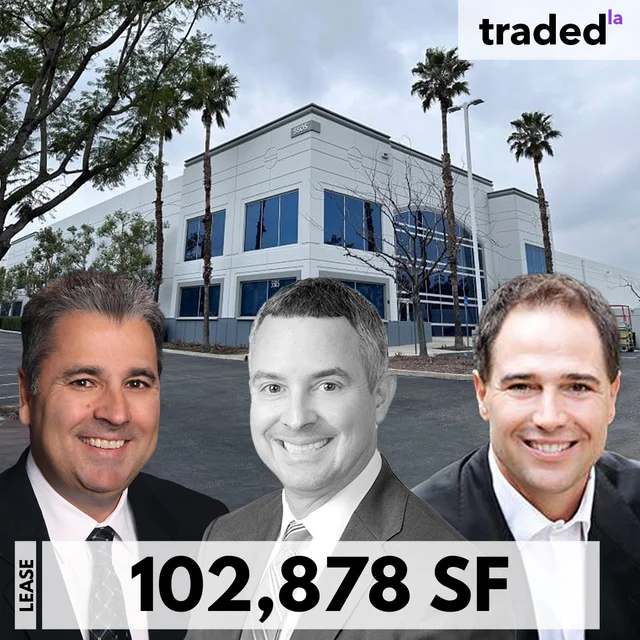 Daum Commercial Real Estate Services Leases 102,878 SF Industrial Property In Ontario For $8.8M With Landlord's Rep Christopher Migliori & Gus Andros And Tenant's Rep Jeff Bellitti