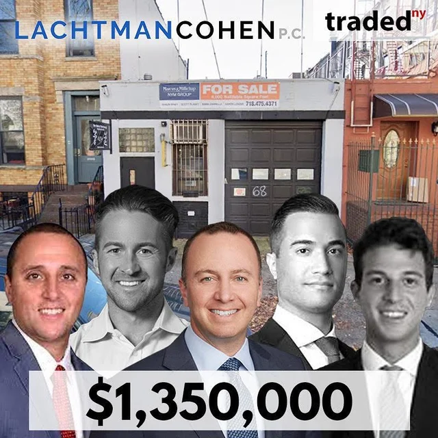 Scott Plasky, Shaun Riney, David R. Lachtman, Mark Zarrella, And Aaron Lunzer Sell Development Site In Park Slope For $1.35M