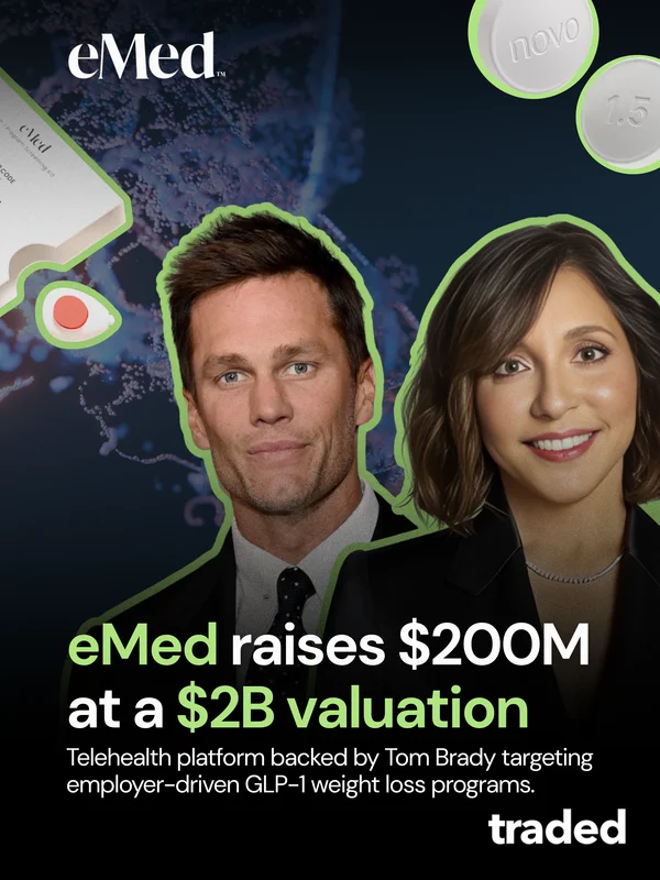 EMed Raises $200 Million In Series A Round Led By Tom Brady And Jeff Aronin