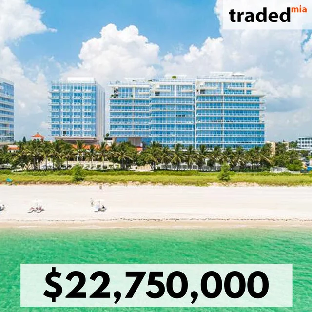 Four Seasons Residences Condo In Surfside Sells For $22.75M
