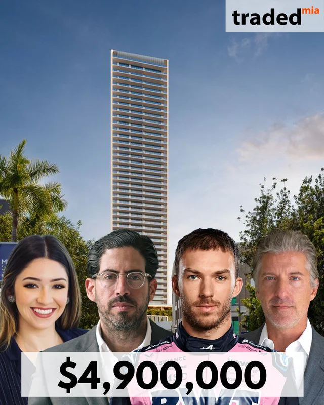 Pierre Gasly Acquires 3,712 Square Foot Condo In Miami From David Martin And Michael Simkins For $4.9M