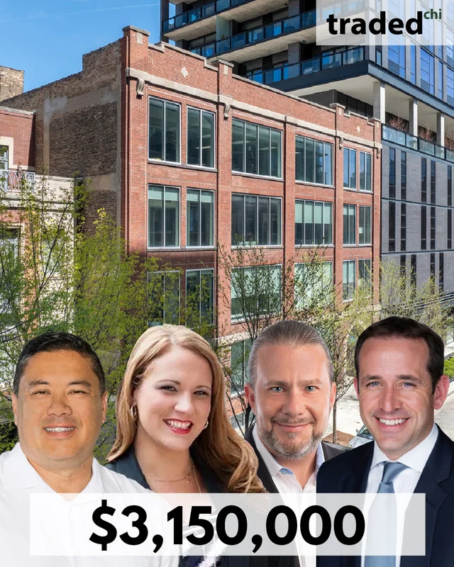 Ken Jungwirth & Sabrina Bier Of Christie's International Real Estate Represent Buyer In $3.15M Chicago Office Sale