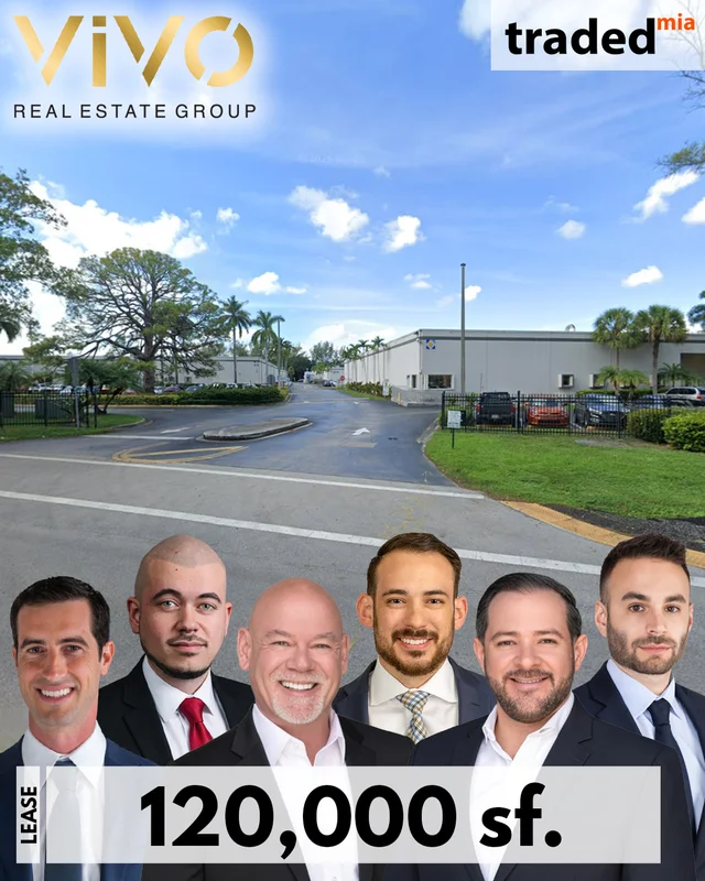 Alexander Sanchez Of Longpoint Partners Leases 120,000 SF Industrial Space In Miami Lakes To Gilberto Diaz And Dan Alhadeff