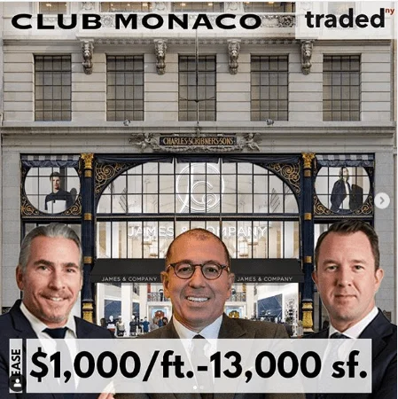 Club Monaco Signs Lease At 597 Fifth Avenue In Midtown Manhattan