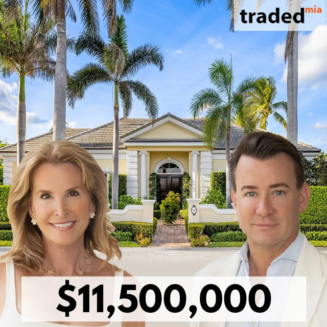 Ashley McIntosh & Christopher Leavitt Of Douglas Elliman Sell Single Family In Palm Beach For $11.5M