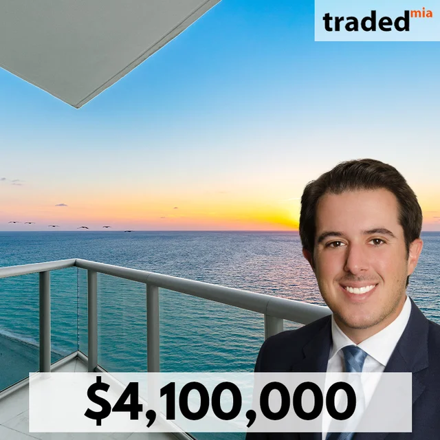 Douglas Elliman Represents Buyer And Seller In $4.1M Sunny Isles Beach Condo Sale