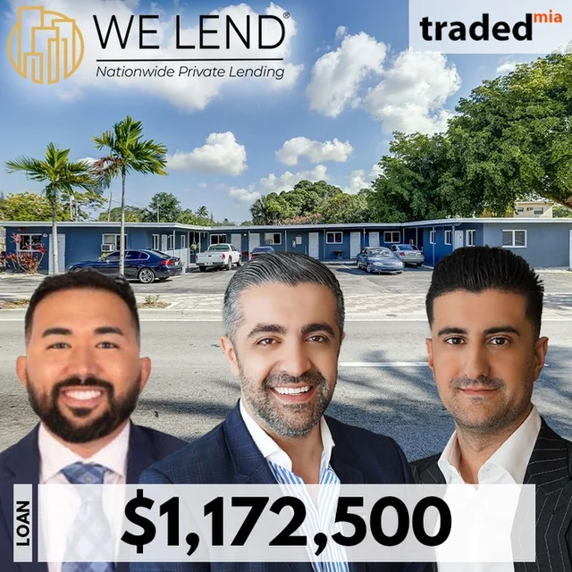 We Lend LLC Provides Acquisition Loan For 12-Unit Multifamily Property In Fort Lauderdale