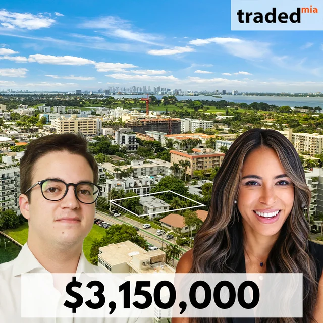Development Site Sold In Bay Harbor Islands For $3.15M Represented By Moshe Kamhaji & Alyssa Brody