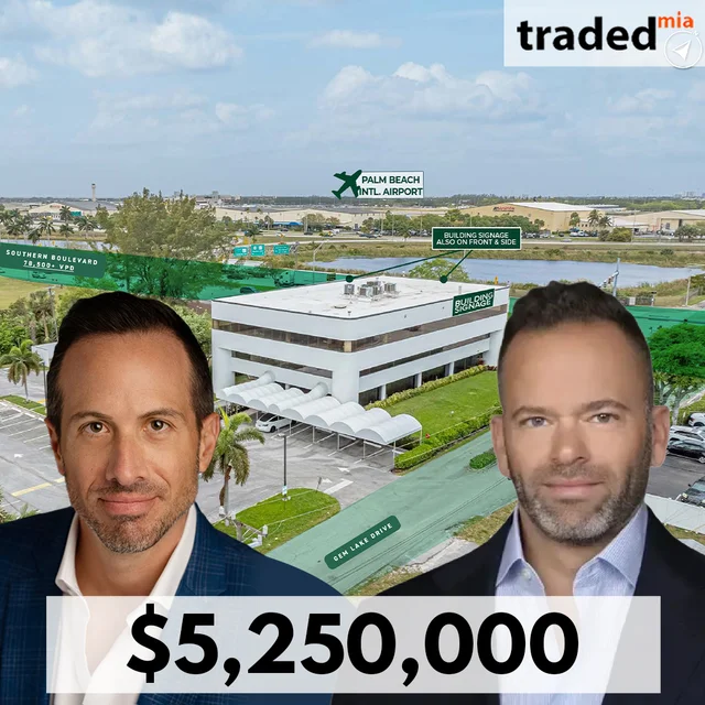 CBRE Brokers Benjamin Silver & Evan Fript Facilitate $5.25M Sale Of Office In West Palm Beach