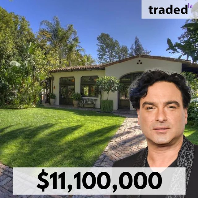 Johnny Galecki Sells Hollywood Hills Single Family Home For $11.1M With Buyer's Rep Brett Lawyer - Carolwood Real Estate