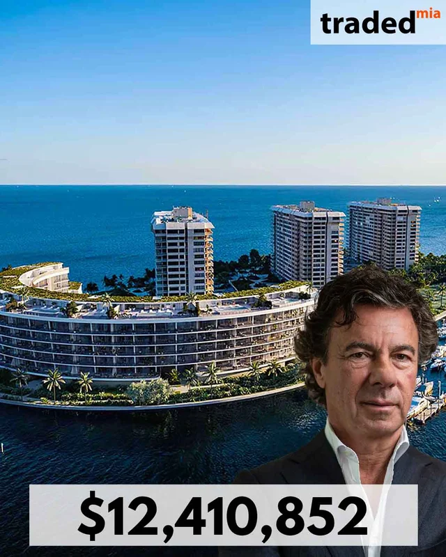 Kenneth T. Gorin And Samuel Burstyn Purchase Condo From Ugo Colombo For $12,410,852 In Miami