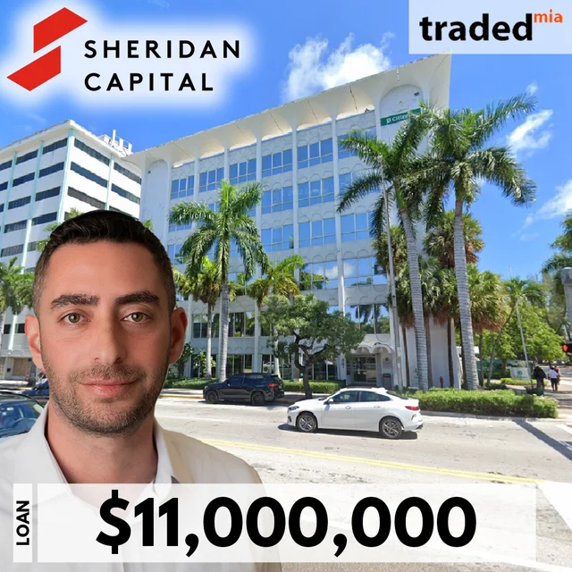 Sheridan Capital Provides $11 Million Refinancing Loan For Office Asset In Miami Beach