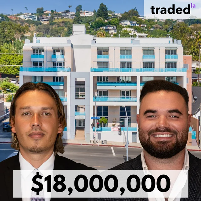 Ryan Rembert & Mason Rowland Of KW Commercial Sell Office/SFR In West Hollywood For $18M