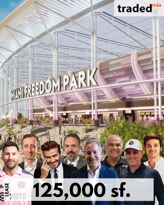 Inter Miami CF Leases 125K SF Retail Space In Miami Freedom Park To Fever, PopStroke, Toroverde