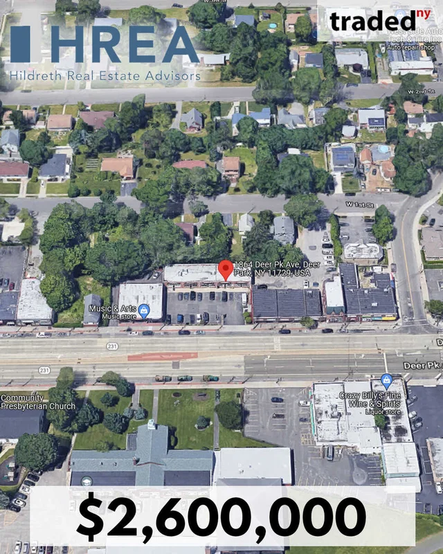 Hildreth Real Estate Advisors Acquires Retail Property In Deer Park, Long Island For $2.6M