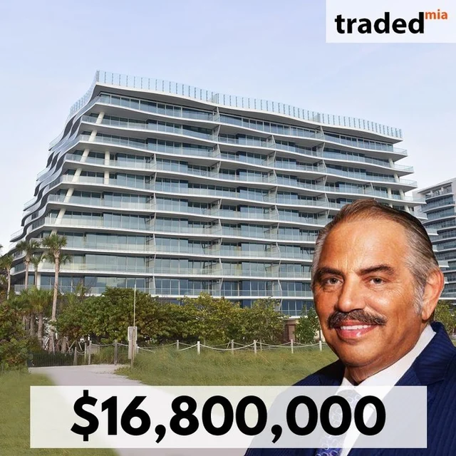 Daniel & Arielle Rosenberg Acquire Surfside Condo At 9365 Collins Avenue For $16.8M