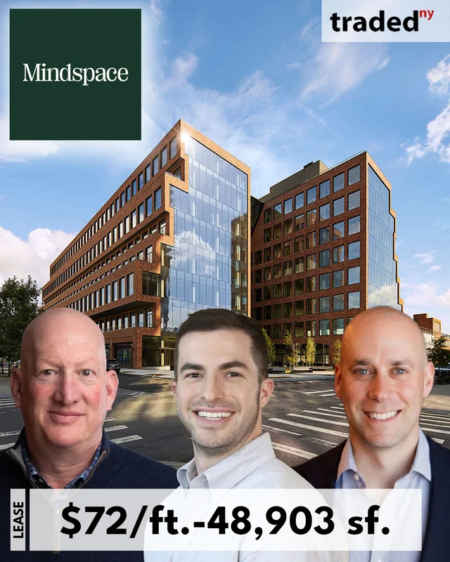 Mark Goldfinger Of Mindspace Expands Office Lease At 25 Kent Avenue In Williamsburg For $72/ft