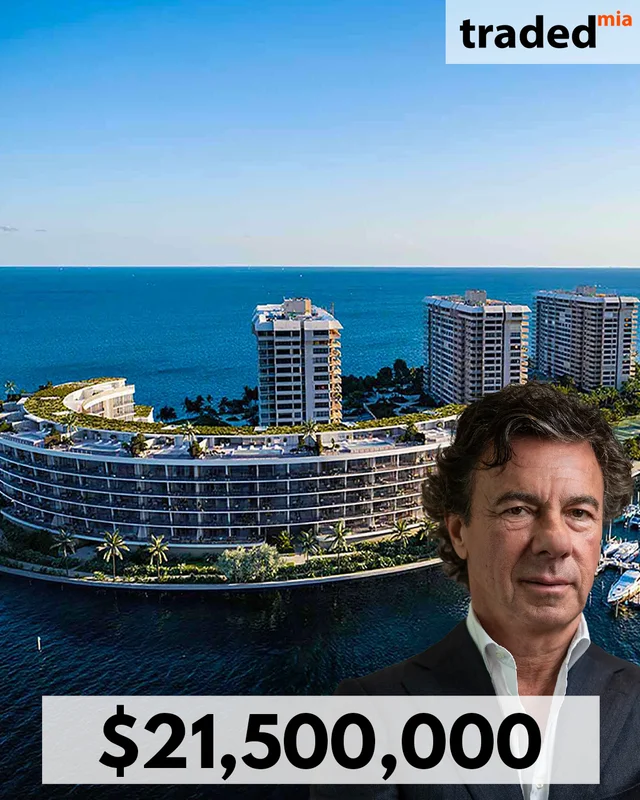Ugo Colombo Of CMC Group Sells Condo At 5 Grove Isle Drive For $21.5M