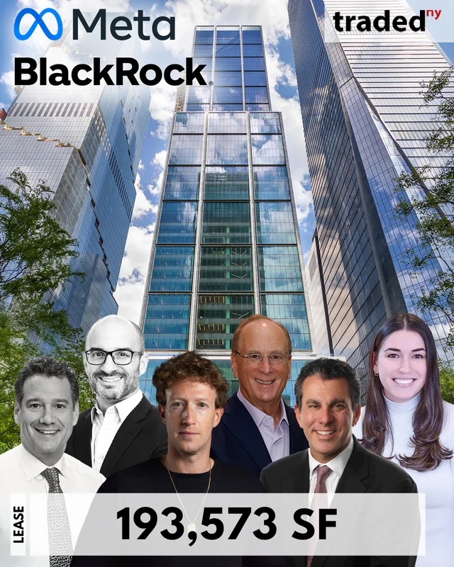 BlackRock Expands Headquarters By Subleasing 193573 Square Feet From Meta At 50 Hudson Yards
