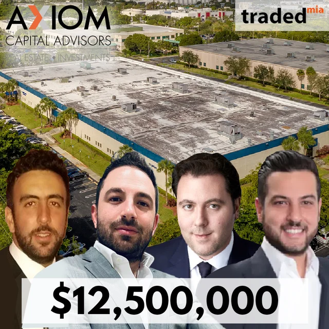 Elion Partners Sells Industrial Asset In Coral Springs For $12.5M With AXIOM Brokers