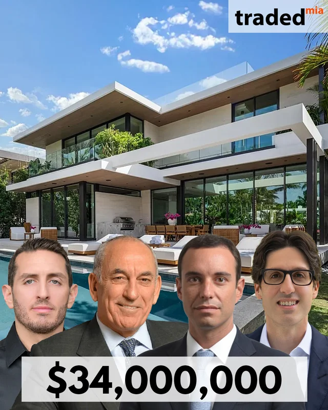 Twin Palms Trust Purchases Miami Beach Mansion For $34 Million With Financing From Morgan Stanley