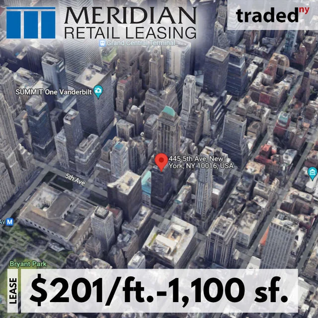 Caffe Italia Leases Retail Space At 445 Fifth Avenue In New York With Brokers Garrett Kelly - Meridian Capital Group And Ben Davis - Ripco
