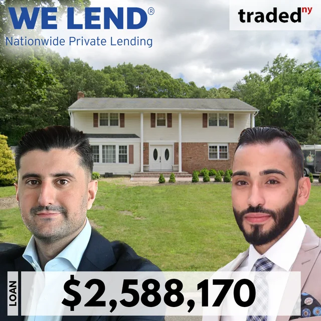 We Lend Provides $2.6M Bridge Loan For Multifamily Projects In New York