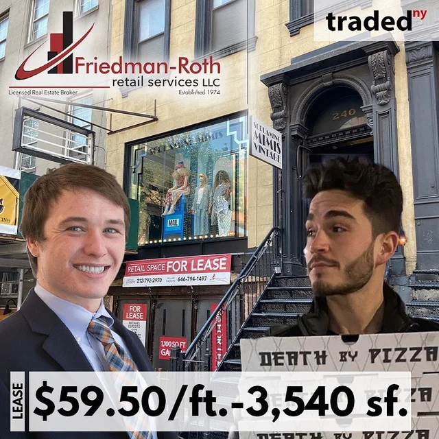 DeathByPizzaNYC Leases Retail Space In West Village For $59.50/ft
