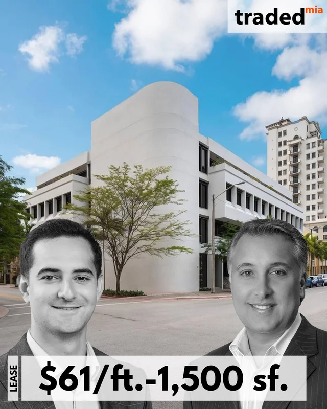 Gulnara Zholdasbay Leases Retail Space At 1701 Ponce De Leon Blvd In Coral Gables