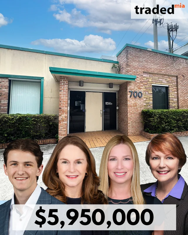 Constance D. Thomas & David J Thomas IV Of TCRE Represent Buyer In $5.95M West Palm Beach Office Sale