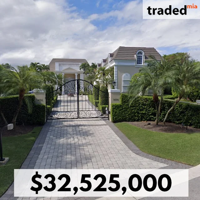 Guy Rabideau Acquires Single Family Home In Palm Beach, FL For $32.5M