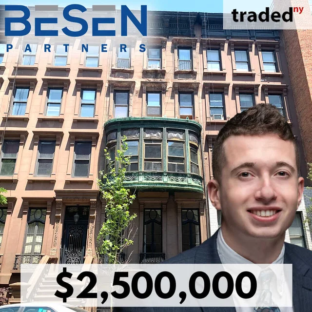 Frank Augart Sells Upper West Side Multifamily Property For $2.5M With Jay Bernstein - Besen Partners