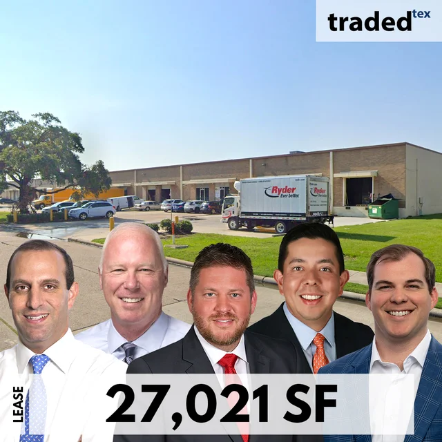 JC Zora LLC Signs 27,021 SF Industrial Lease At 1537 Greengrass Drive In Houston